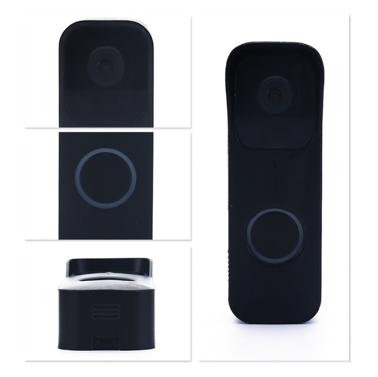 Silicone Cover for Blink A363 Wireless Doorbell(Black)