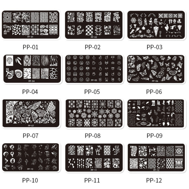 Butterfly Dream Nail Art Printed Steel Plate(E084-4)
