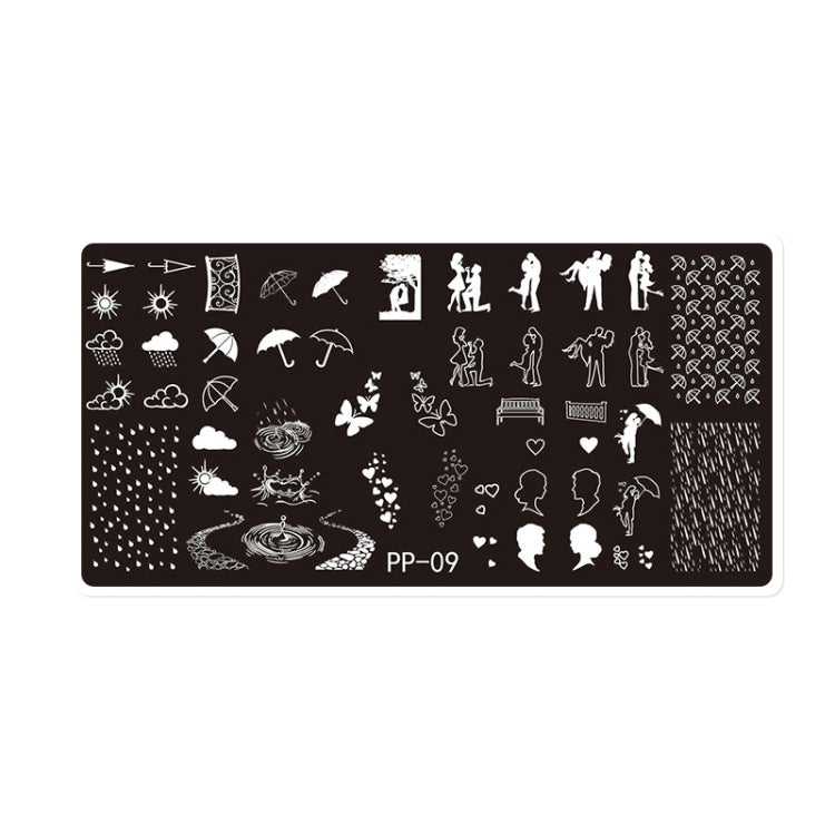 Butterfly Dream Nail Art Printed Steel Plate(E084-9)