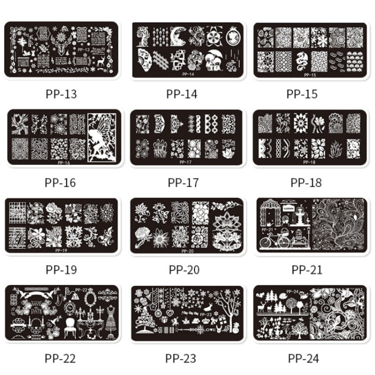 Butterfly Dream Nail Art Printed Steel Plate(E084-14)