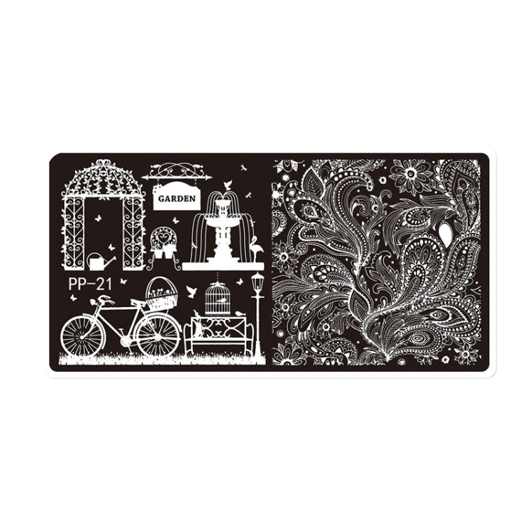 Butterfly Dream Nail Art Printed Steel Plate(E084-21)