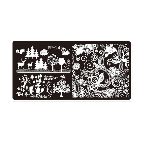 Butterfly Dream Nail Art Printed Steel Plate(E084-24)
