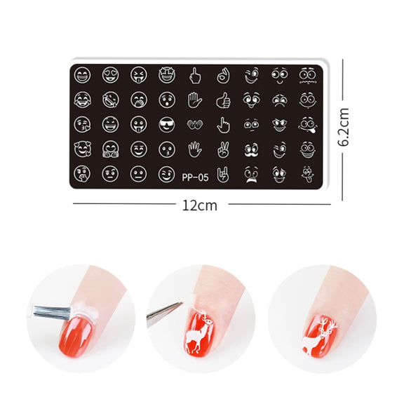 Butterfly Dream Nail Art Printed Steel Plate(E084-16)