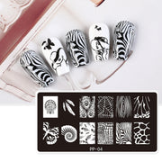 Butterfly Dream Nail Art Printed Steel Plate(E084-14)