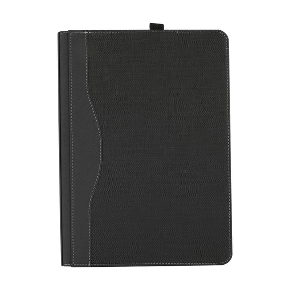 Leather All-inclusive Anti-drop Protective Case For Microsoft Surface Laptop Studio(Herringbone-Dark Gray)