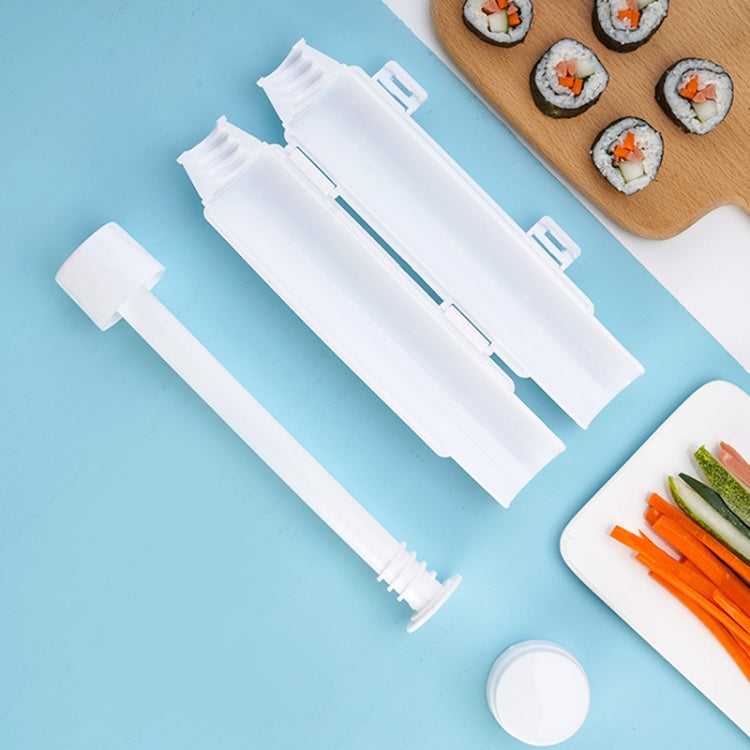 Home Circular Barrel Sushi Model DIY Sushi Tool(Wheat Apricot)