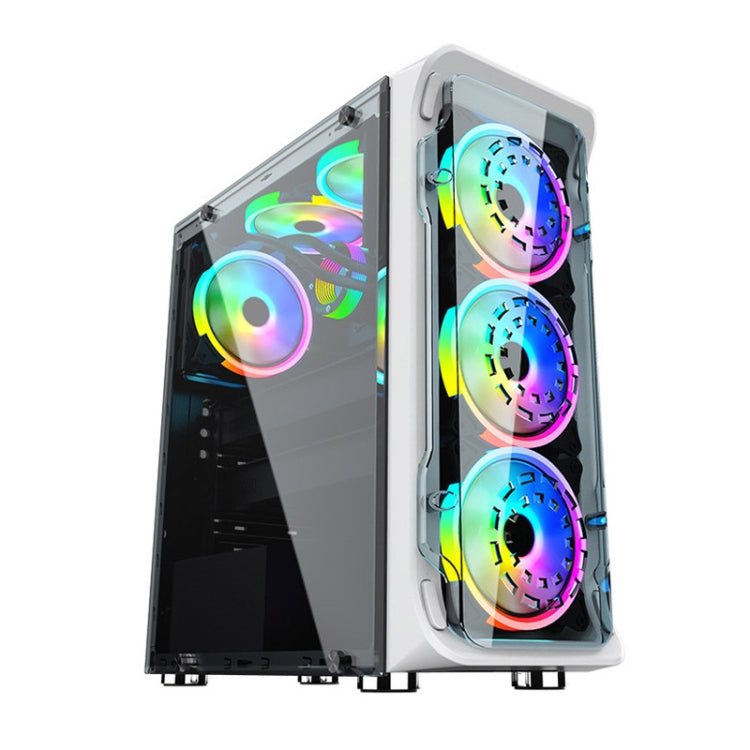 Computer CPU RGB luminous Radiator 6 Fans+Remote Control