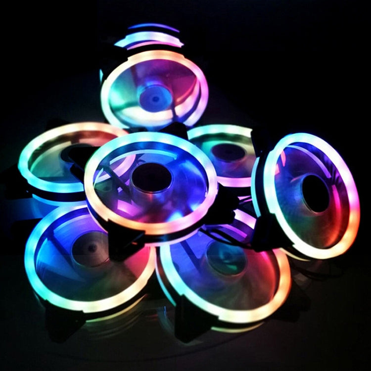 Computer CPU RGB luminous Radiator 6 Fans+Remote Control