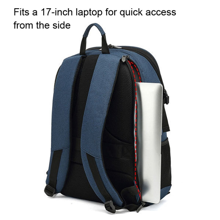 TONO LED Light SLR Digital Camera Backpack With USB Port(Black)