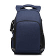 Cationic SLR Backpack Waterproof Photography Backpack with Headphone Cable Hole(Blue) - Backpack by PMC TechLife | Online Shopping South Africa | PMC TechLife | Buy Now Pay Later Mobicred