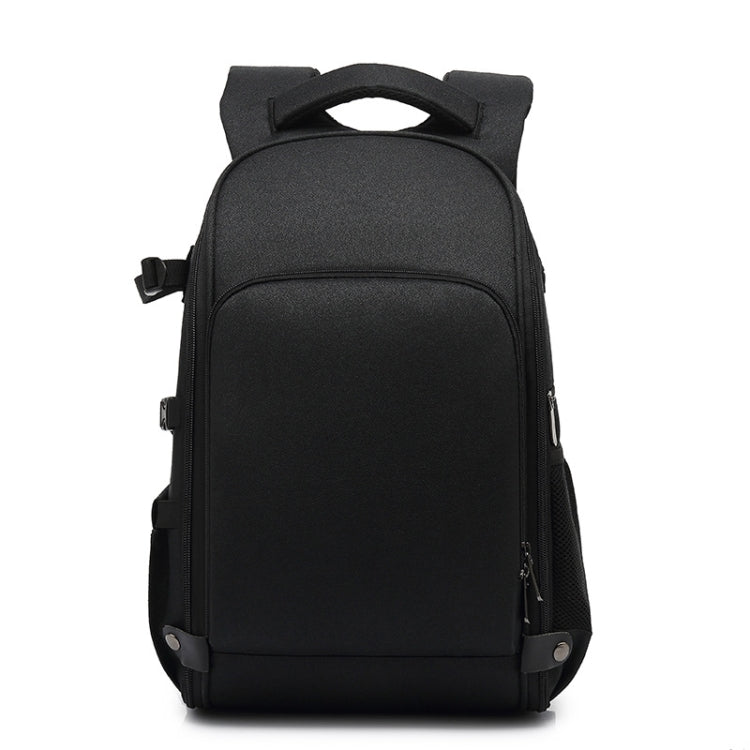 Cationic SLR Backpack Water-resistant Photography Backpack with Headphone Cable Hole(Black)