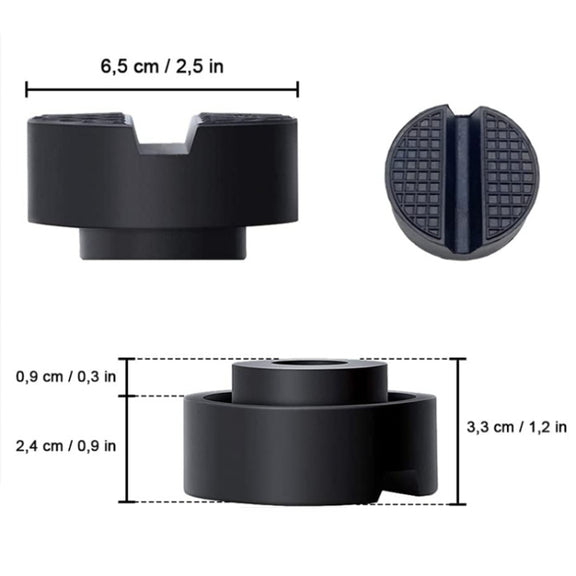 4PCS Automobile Universal Jack Bracket Rubber Support Block