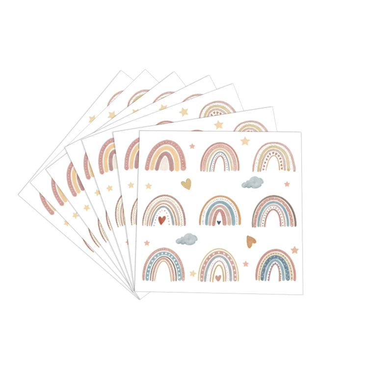 Fantasy Rainbow Themed Disposable Tableburra Flag Party Set(10 Person Set)