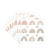 Fantasy Rainbow Themed Disposable Tableburra Flag Party Set(10 Person Set)