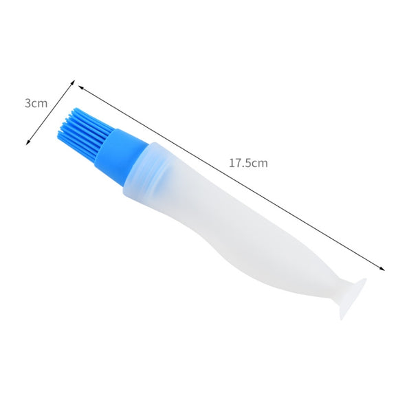 4 PCS Convenient Silicone Baking BBQ Oil Bottle Brush(Color Random Delivery)