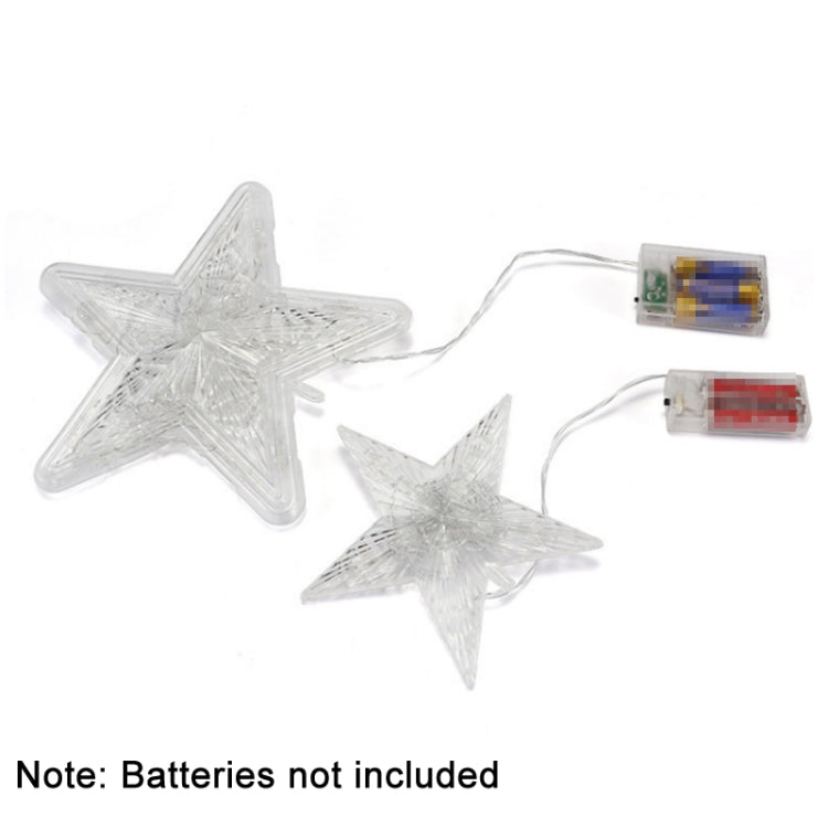 Christmas Tree Top Light LED Glowing Star Lights, Size: Small Battery Model(Colorful)