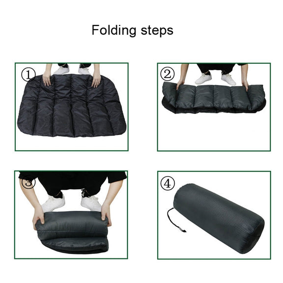 Pet Outdoor Water-resistant Cushion Camping Cats And Dog Sleeping Pad, Size: Large 110x76cm(Grey)