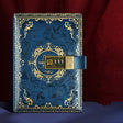 B6 PU Leather Retro Password Book With Lock Diary Hand Book(Blue) - Notebooks by PMC TechLife | Online Shopping South Africa | PMC TechLife