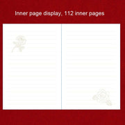 B6 PU Leather Retro Password Book With Lock Diary Hand Book(Blue)