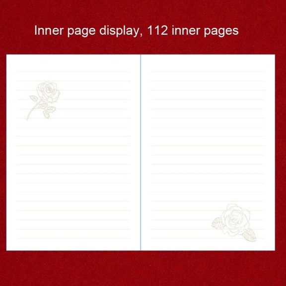 B6 PU Leather Retro Password Book With Lock Diary Hand Book(Blue)