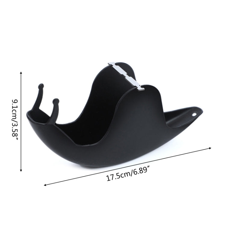 Snail Shape Mosquito Coil Tray Fireproof Mosquito Coil Rack(White)