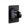 Self-Adhesive Shower arm Head Holder Adjustable Wall Mounted Fixed Base (Black) - Shower Head by PMC TechLife | Online Shopping South Africa | PMC TechLife
