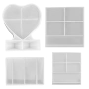 Heart-shaped Square Photo Frame Display DIY Silicone Mould, Spec: S (Heart-shaped)