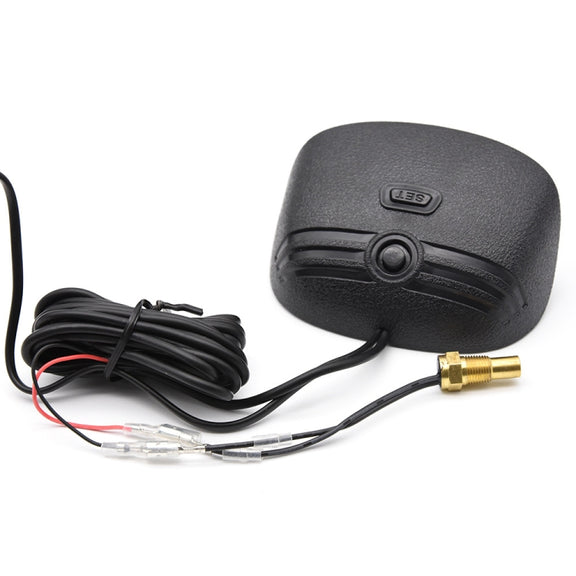 Agricultural Vehicle Car Modification Instrument, Style: Water Temperature (16mm) With Voltage