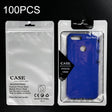 100PCS Phone Case Translucent Yin Yang Self-sealing Packaging Bag(Black) -  by PMC TechLife | Online Shopping South Africa | PMC TechLife