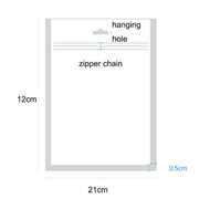 100PCS Phone Case Translucent Yin Yang Self-sealing Packaging Bag(Black)