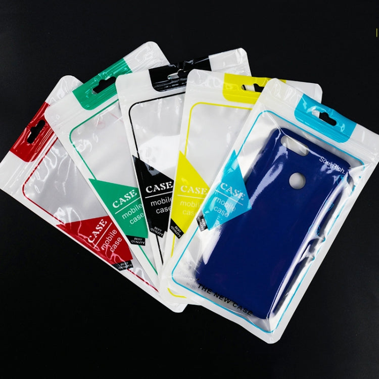 100PCS Phone Case Translucent Yin Yang Self-sealing Packaging Bag(Black)