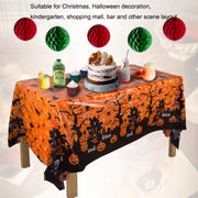 Christmas Halloween Party Event Decoration Tablecloth(Red Snowman)