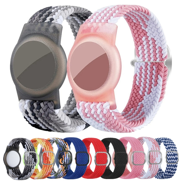 Wristband Protective Case Anti Scratch Bracelet Adjustable Strap For AirTag Tracker(Blue)