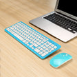 MLD-568 Office Gaming Mute Wireless Mouse Keyboard Set(Blue) - Wireless Keyboard by PMC TechLife | Online Shopping South Africa | PMC TechLife | Buy Now Pay Later Mobicred