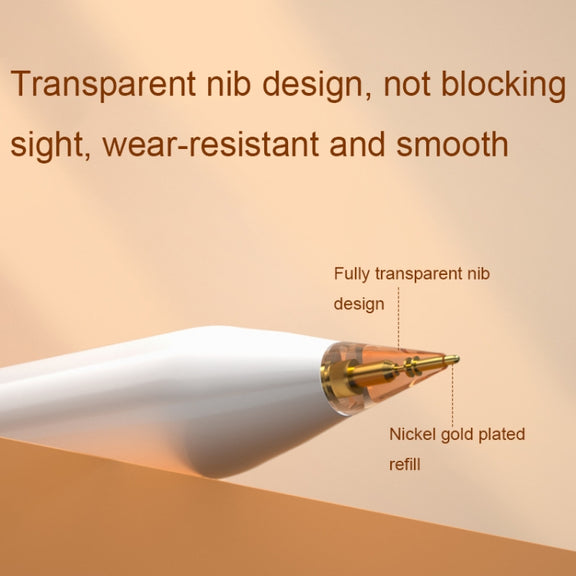 For Apple Pencil 1/2 2pcs Stylus Transparent Replacement Needle Nib, Spec: Extended (Red)