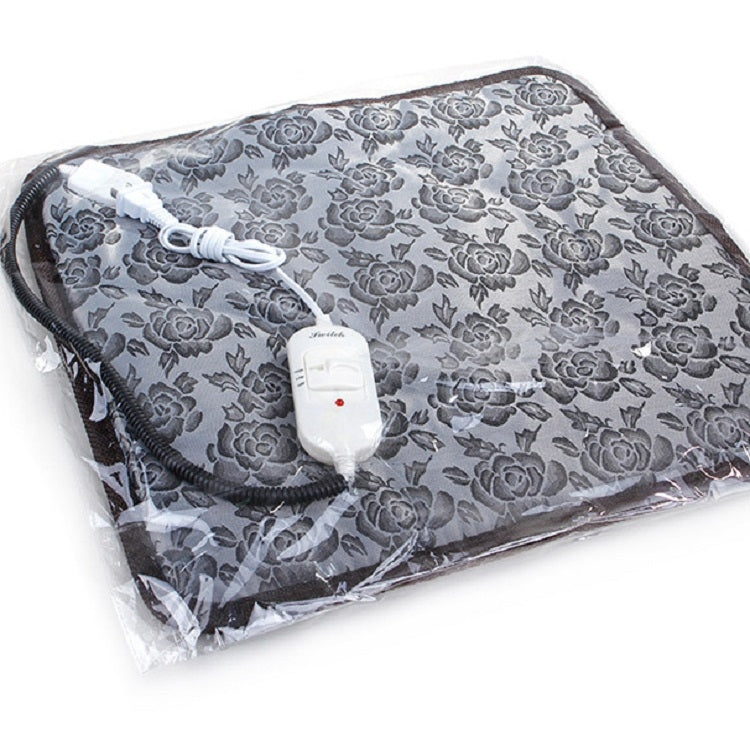 Water-resistant Bite-proof Wear-resistant Adjustable Temperature Pet Electric Blanket, Specification: 45x45cm(AU Plug Flower)