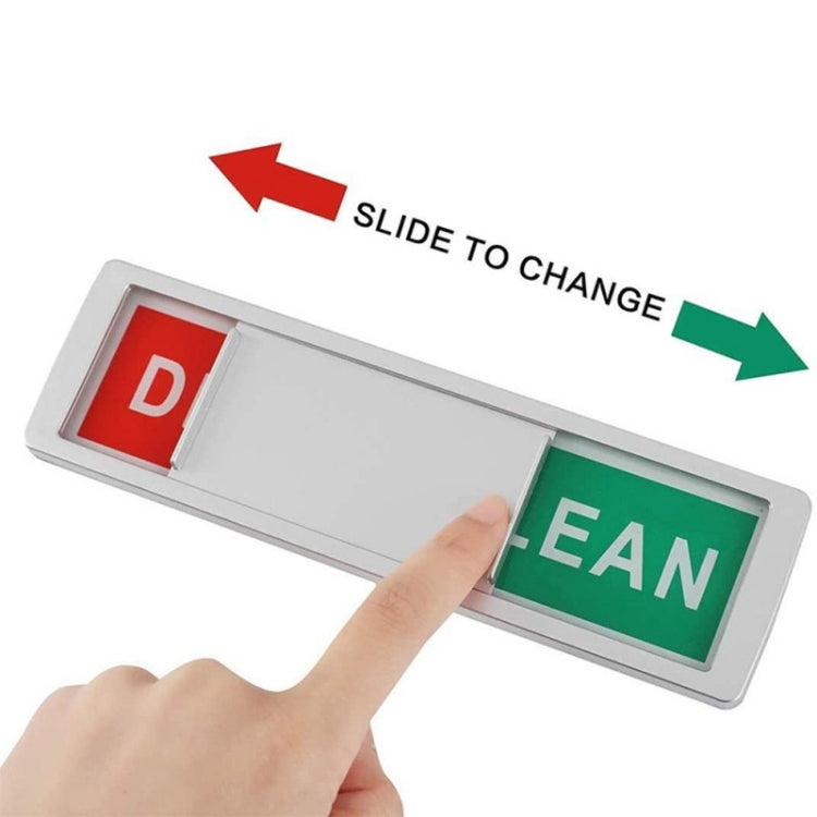 Dishwasher Magnet Clean Dirty Sign 2 Double-Sided Dishwasher Magnet Cover(Black)