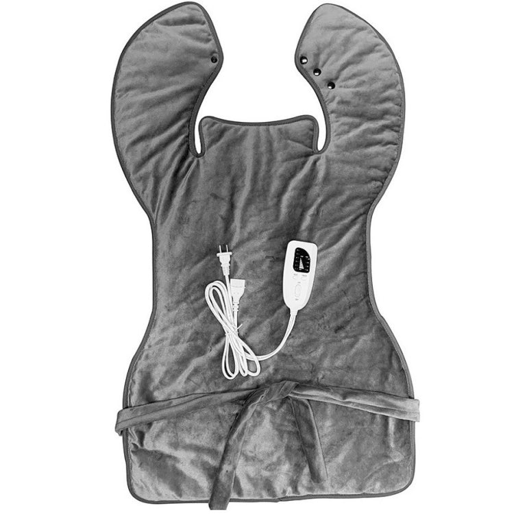 Heated Shoulder Guards Neck Guards Electric Heated Shawls Electric Blankets EU Plug(Dark Gray)