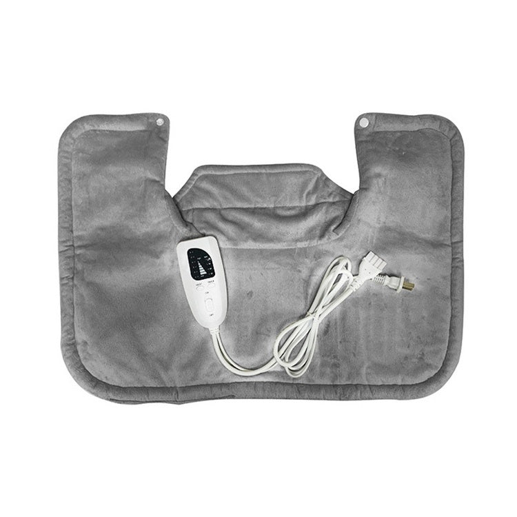Electric Heated Thermal Shawl On The Back And The Neck AU Plug(Dark Gray)