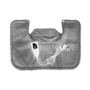 Electric Heated Thermal Shawl On The Back And The Neck AU Plug(Dark Gray)