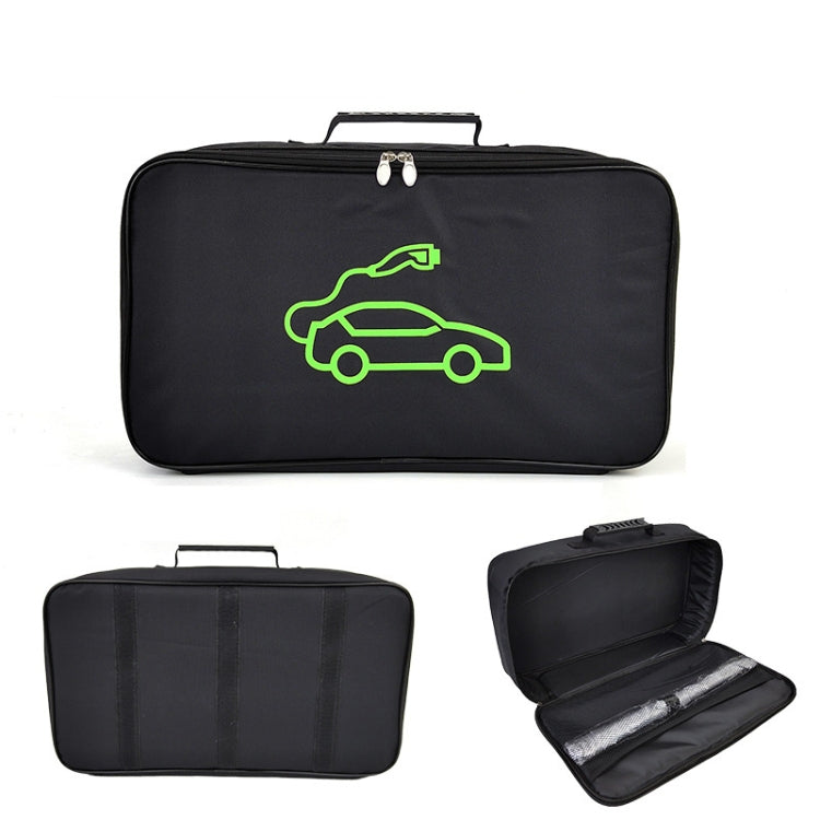Car Charging Cable Storage Bag Carry Bag For Electric Vehicle Charger Plugs,Spec: Large With Logo