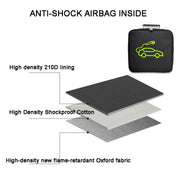 Car Charging Cable Storage Bag Carry Bag For Electric Vehicle Charger Plugs,Spec: Large With Logo