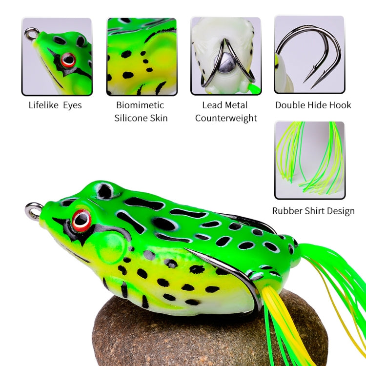 Thunder Frog Road Lure Fake Bait Simulation Soft Bait, Specification: 13g 6cm(G)