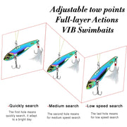 PROBEROS DW559 Colorful VIB Sequenant Far Subsidine Lure Bait, Specification: 7g