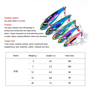 PROBEROS DW559 Colorful VIB Sequenant Far Subsidine Lure Bait, Specification: 12g