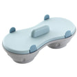Two-compartment Steamed Egg Box Microwave Steamed Egg Plate  Egg Mold(Blue) - Gadgets by PMC TechLife | Online Shopping South Africa | PMC TechLife | Buy Now Pay Later Mobicred