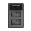 FW50 Vertical Dual Charge SLR Camera Battery Charger - free shipping - PMC TechLife - Order now!