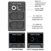 EL15 USB LCD Dual Charge SLR Camera Battery Charger