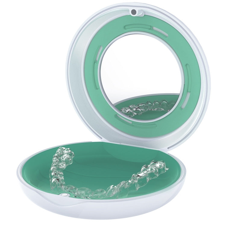 Smilestar Orthodontic Retainer Braces Box Denture Storage Box(White)