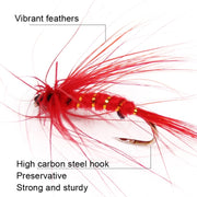 40 PCS / Set Bionic Fly Hook Lure Bait Hook Fishing Gear
